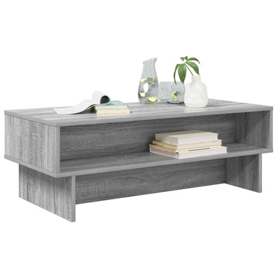 Stolik kawowy Szary Sonoma 100 x 46 x 35 cm Drewno inżynieryjne