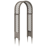Różany łuk z kolcami Szary 97 x 43 x 218 cm PP