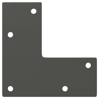 Nogi do stołu konsolowego w kształcie stożka 4 szt. Antracyt 72-73 cm Stal