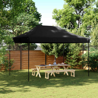 Namiot Imprezowy Czarny 279 x 410 x 315 cm Materiał Oxford