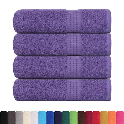 Ręczniki do rąk FROGN 4 szt. Fioletowe 50x100 cm 360 g/m?