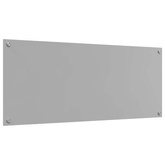 Panel kuchenny Jasnoszary 120 x 50 cm szkło hartowane