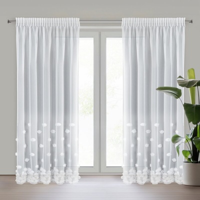 Firana Diana biała 140x270