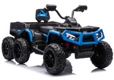 Quad Na Akumulator ATV 6 Kół Z Przyczepką JC606 24V 4x4 Niebieski