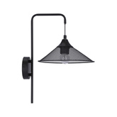 Kinkiet metalowy czarny E27 Kiruna Ledea 50401207