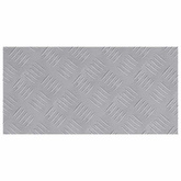 Stopień Prostokątny 2 pcs Srebrny 50 x 25 cm Aluminium
