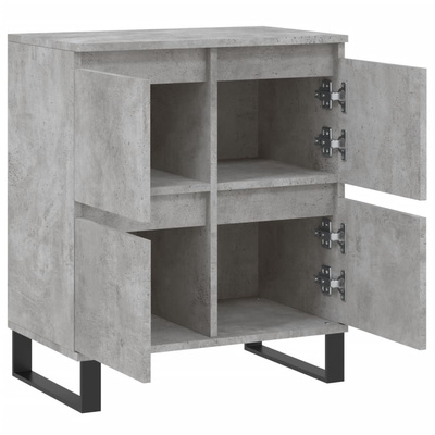 Komoda, szarość betonu, 60x35x70 cm, materiał drewnopochodny vidaXL