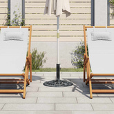 Podstawa pod parasol żeliwna, 12 kg, 48 cm