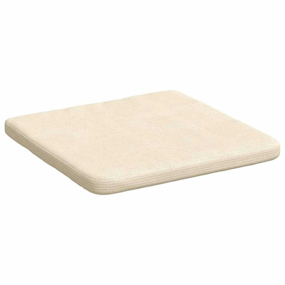 Poduszki na siedziska 4 pcs Kremowy 40 x 40 x 3 cm