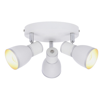 Lampa sufitowa candellux fido 98-63397 plafon e14 biały+chrom