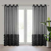 Firana Dani czarna 140x250