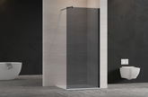 KABINA WALK-IN II INVENA TREND 120X200CM GRAFIT 8MM SHINY-GLASS CZARNY