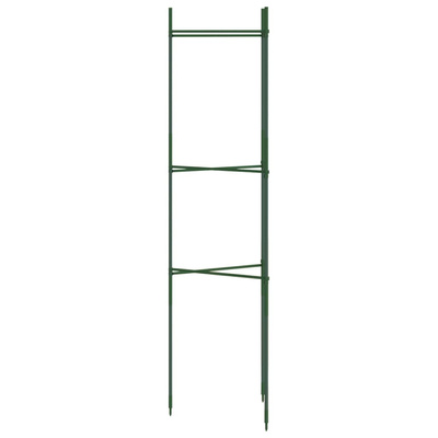 Podpórki do pomidorów, 8 szt., 116 cm, stal i PP