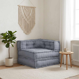 Modularna jednostka sofy Szary 70 x 70 x 56 cm tkanina