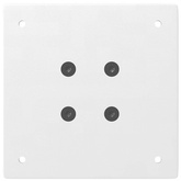 Nogi do stołu barowego 4 szt. Białe 100-102 cm Stal