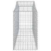Kosze gabionowe, 50 szt, 200x50x80/100 cm, galwanizowane żelazo