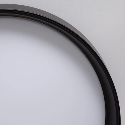 Plafon LED 16W Okrągły Czarny 3 Barwy Śweicenia CCT do Wyboru 35cm Abruzzo Nero