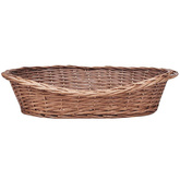 vidaXL Wiklinowy kosz/legowisko dla psa, naturalne, 50 cm