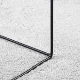 vidaXL Dywan OVIEDO z krótkim włosiem, szary, 140x200 cm