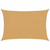 Żagiel przeciwsłoneczny, 160 g/m², piaskowy, 3x4 m, HDPE
