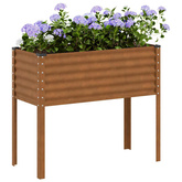 Donica ogrodowa 100x45x90 cm Stal nierdzewna