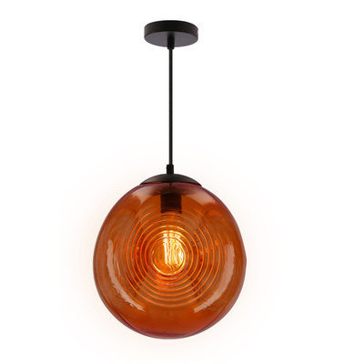 Lampa sufitowa wisząca 1X60W E27 pomarańczowy CLUB 31-51233