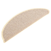 Maty na schody 15 szt. 56x17x3 cm, biało-brązowe, półokrągłe