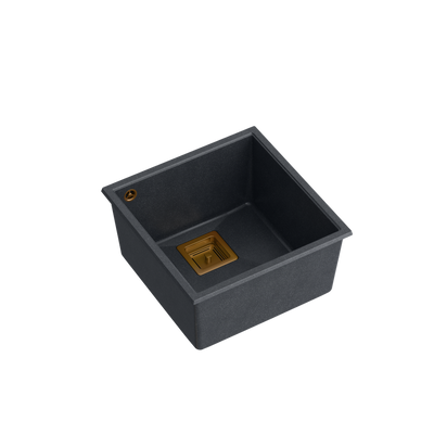 DAVID 40 GraniteQ black diamond/elementy miedziane