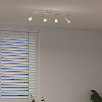Reflektor sufitowy Z reflektorami Nikiel 70 x 9 x 12,5 cm Stal