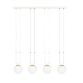 Lampa wisząca GLAM 4 WHITE/OPAL