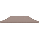 Dach do namiotu imprezowego, 6 x 3 m, taupe, 270 g/m?