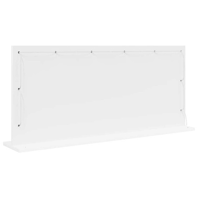 Lustro toaletowe Prostokątny Z lustrem Biały 100 x 45 x 18 cm