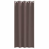 Firany blackout z kółkami 2 pcs Ciemny brąz 245 x 140 cm