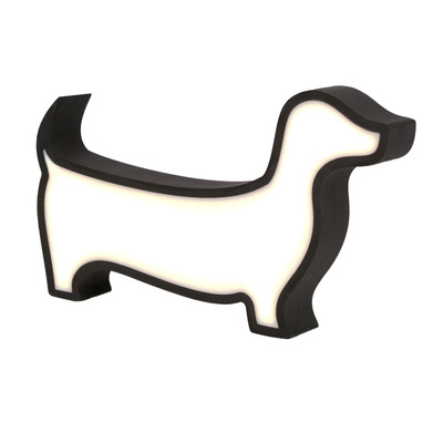 DOG LAMPA lampka stołowa LED IQ KIDS czarny