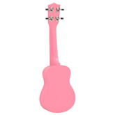 Ukulele sopranowe z pokrowcem, dla dzieci, różowe, 21"
