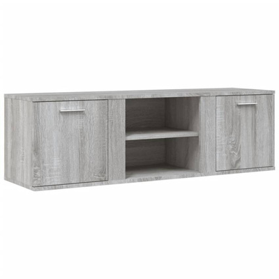 Szafka pod TV, szary dąb sonoma, 120x34x37 cm vidaXL