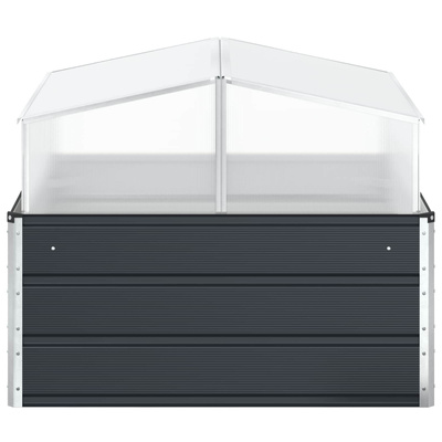 Donica Antracyt 100 x 100 x 77 cm Stal Galwanizowana