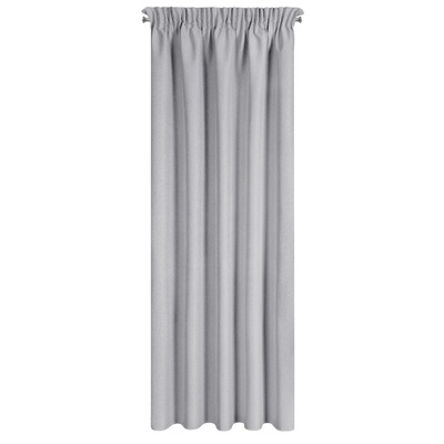 Zasłona Suzan stalowa 135x270