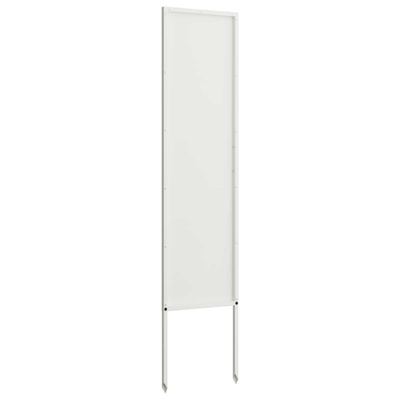 Ekran zapewniający prywatność w ogrodzie Biały 32 x 140 cm