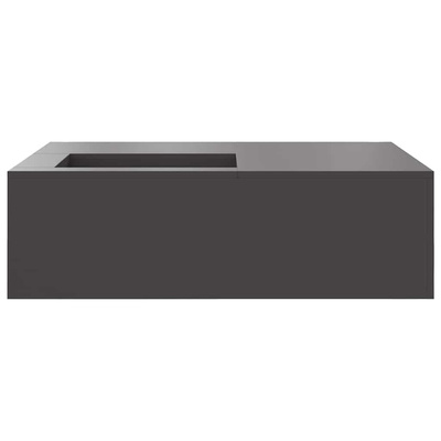 Kominek Czarny 100 x 100 x 30 cm Stal