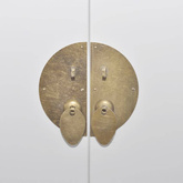 vidaXL Szafka pod TV, biała, 110x24x48 cm, materiał drewnopochodny