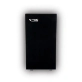 Magazyn Bank Energii V-TAC Biały Szklany Front 16.07kWh 314Ah/51.2V LiFePO4 BMS VT-16076W 10 Lat Gwarancji