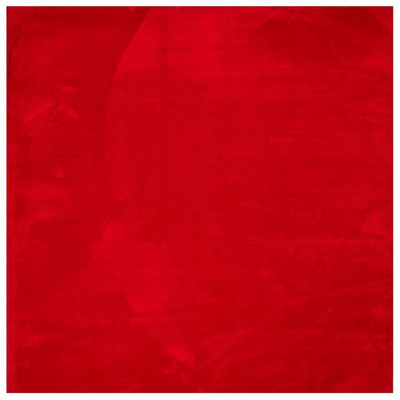 vidaXL Dywan HUARTE z krótkim włosiem, czerwony, 200x200 cm