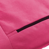 vidaXL Składany leżak obity tkaniną Oxford, różowy