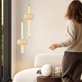 Lampa wisząca Puras G ze szklaną ozdobą pojedyncza LED 15W 3000K do salonu
