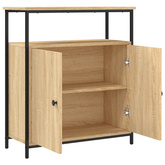 Komoda Sonoma Oak 70x30x80 cm Drewno konstrukcyjne