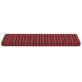 Samoprzylepne maty na schody 15 pcs Czerwony 65 x 21 x 4 cm