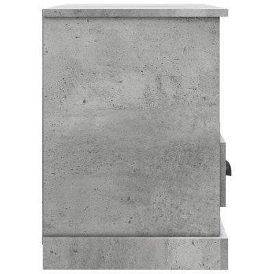 vidaXL Szafka pod TV, szary beton, 80x35x50cm, materiał drewnopochodny