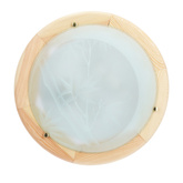 Lampa Sufitowa Candellux Bamboo 14-06653 Plafon Drewno Standard 2X60 W E27 Sosna
