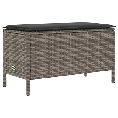 Zestawy mebli 7 szt. Szary i ciemnoszary Rattan PE